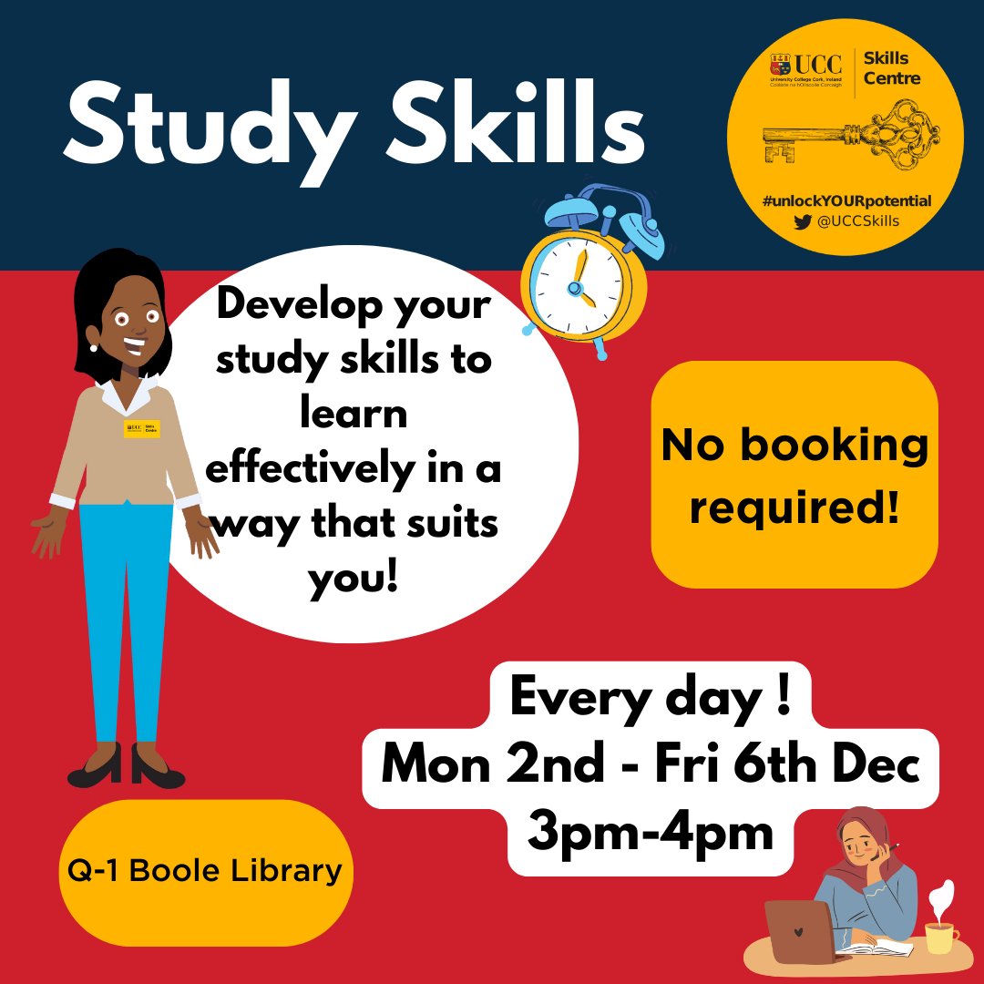 Lectures are coming to a close for semester 1 but we have a whole WEEK of classes coming up from 2nd Dec! As always, we will have our pop-up centre in Makerspace but we also are having EIGHT drop-in clinics instead of our usual three. We look forward to seeing you all!
