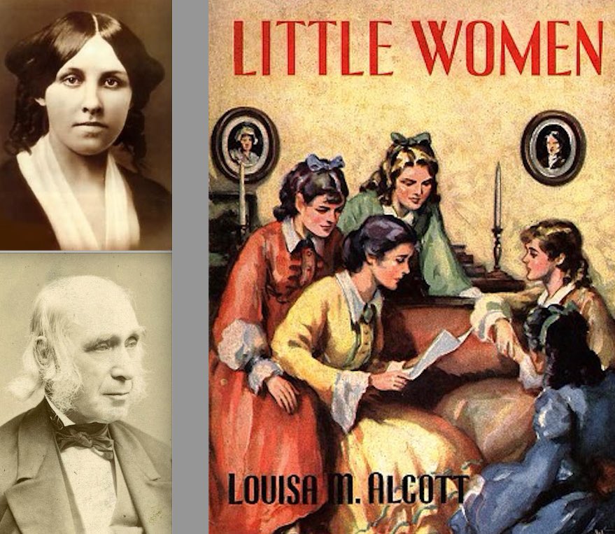 PepaMonteroM's tweet photo. Un 29 de noviembre nacieron #LouisaMayAlcott autora del clásico #Mujercitas y su padre, el pedagogo y trascendentalista #BronsonAlcott En mi blog #Cúmulosylimbos escribo ‘Un cumpleaños compartido y dos legados entrelazados’ #Mujercitas #Fruitland https://t.co/WhP0tEL4x4 https://t.co/rweCUZEZdP