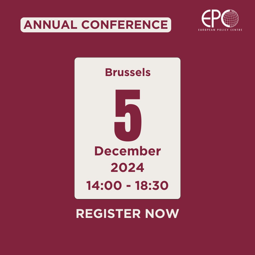 European Policy Centre (@epc_eu) on Twitter photo We’re pleased to announce that Andrius Kubilius, the new EU Commissioner for Defence & Space, will be delivering a keynote at the #EPCAnnualConference
📅 5 December | 📍 Brussels
Register Now 👉 epc.eu/en/events/Lead…
<a href="/FabianZuleeg/">Fabian Zuleeg</a> <a href="/jaemmanouilidis/">Janis A. Emmanouilidis</a> <a href="/almutmoeller/">Almut Möller</a> We’re pleased to announce that Andrius Kubilius, the new EU Commissioner for Defence & Space, will be delivering a keynote at the #EPCAnnualConference
📅 5 December | 📍 Brussels
Register Now 👉 epc.eu/en/events/Lead…
<a href="/FabianZuleeg/">Fabian Zuleeg</a> <a href="/jaemmanouilidis/">Janis A. Emmanouilidis</a> <a href="/almutmoeller/">Almut Möller</a>