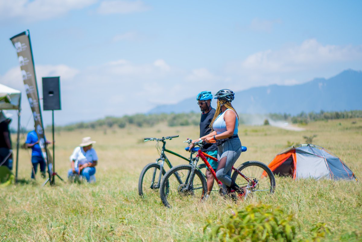 HellsGateBiking's tweet photo. Couples who ride together, thrive together! 🚴‍♂️❤️🚴‍♀️ From serene camping moments to the adventure ahead, #HellsGateBikingFest is all about creating unforgettable memories together. 🌄✨ 

#CoupleGoals #HellsGateBikingFest2024 #FurahaNiKurideNaMarafiki #AdventurePartners https://t.co/Uv0jpzMuRN