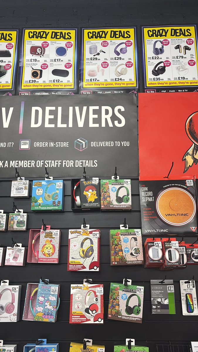 BLACK FRIDAY is finally here! Shop our Tech offer in store from 9am 🖤

Keep an eye out! We’ll be keeping you updated on our favourite offers here and over on Instagram 😮

<a href="/hmvtweets/">hmv</a> 

#hmvCrazyDeals