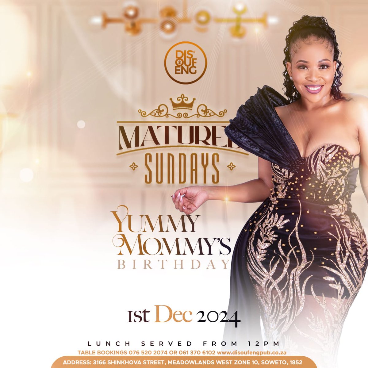 _yummymom's tweet image. It&apos;s my Birthday celebration on Sunday🎂🎉 #MaturedSunday 🥂 welcomes festive season in style👌

Come and celebrate with me at @DISOUFENG_PUB  They&apos;ll be live performance by &quot;MO SOUL&quot; 🪘🎷🎤

#GreatVibes #GoodAtmosphere  #WorldAidsDay #FestiveSeason  #DeliciousMeals #RNB #SOUL