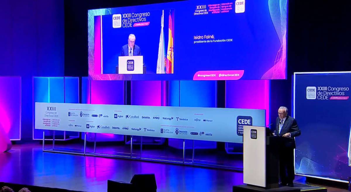 Enhorabuena XXIII Congreso de Directivos CEDE finalizado ayer con un gran discurso que una vez más sirve de reflexión y guía al colectivo de directivos, y de especial orientación a los más jóvenes <a href="/directivosCEDE/">Fundación CEDE</a> - Confederación Española de Directivos y Ejecutivos #CongresoCEDE