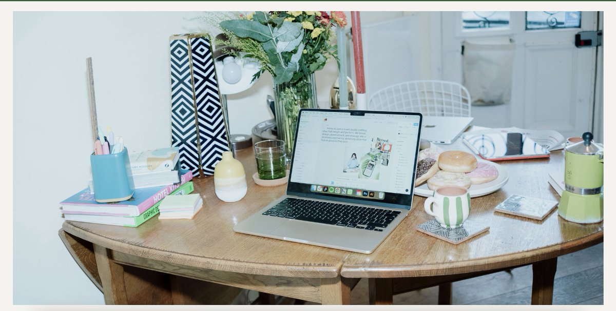 New website designs = messy desk