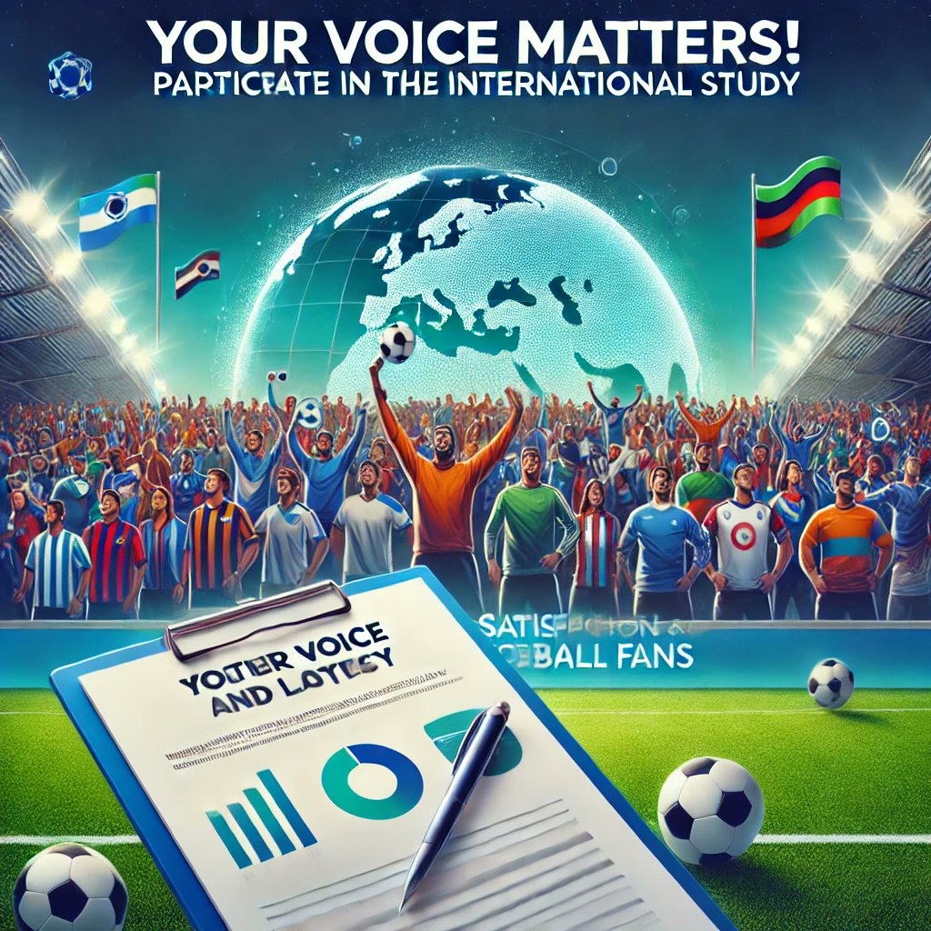 jasanchezsm's tweet photo. 📢 Aficionado del fútbol, necesitamos tu voz 🌍⚽

Participa en el estudio internacional “Satisfacción y lealtad de los fans del fútbol”. Tu opinión cuenta‼️

📝 Cuestionario aquí 👉 https://t.co/cMesHHa9z0

👨‍🎓 Proyecto liderado por @redsaf ⚽💬 https://t.co/7Fktt1ThPr
