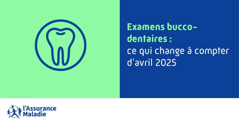 Assur_Maladie's tweet photo. #VieConventionnelle | Dès avril 2025, 3 évolutions de la convention nationale des #ChirurgiensDentistes entreront en vigueur :

➡️ l’examen bucco-dentaire annualisé entre 3 et 24 ans
➡️ les soins conservateurs et préventifs
➡️ l’examen bucco-dentaire pour les femmes enceintes