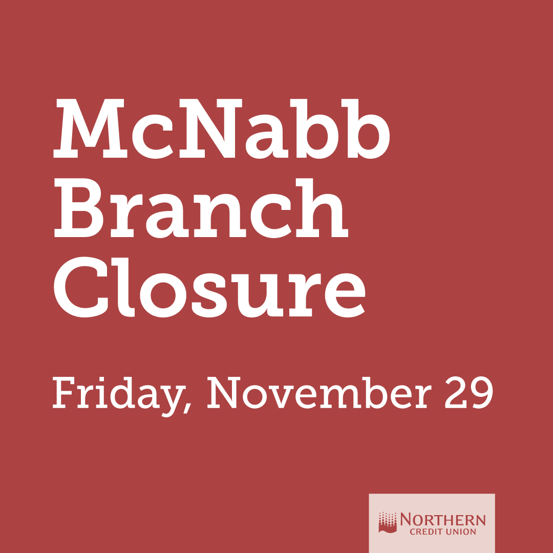 ❄️Snow day in Sault Ste. Marie!❄️ Due to weather, our McNabb St. branch will be closed Friday, November 29 for the entire day.