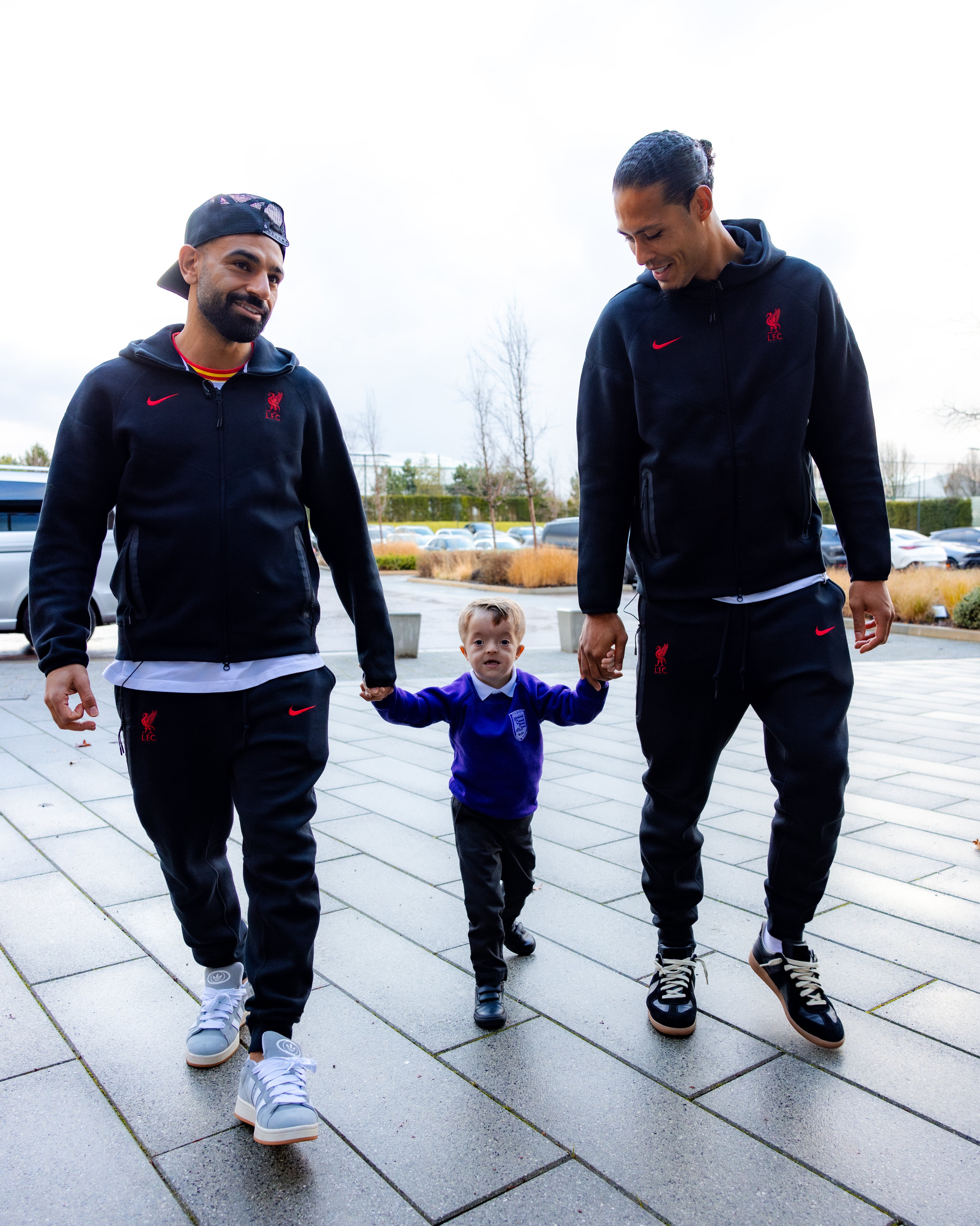 WARMING HEARTS: Virgil van Dijk and Mo Salah have Liverpool fans in tears with touching gesture to young supporter - who was born with the rare genetic disorder
