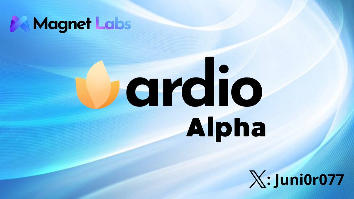 0xJuni0r's tweet photo. Unlock Web3 with #Ardio: Blockchain Wallet Integration and Access to dApps Today! https://t.co/XF8D2AXwHR