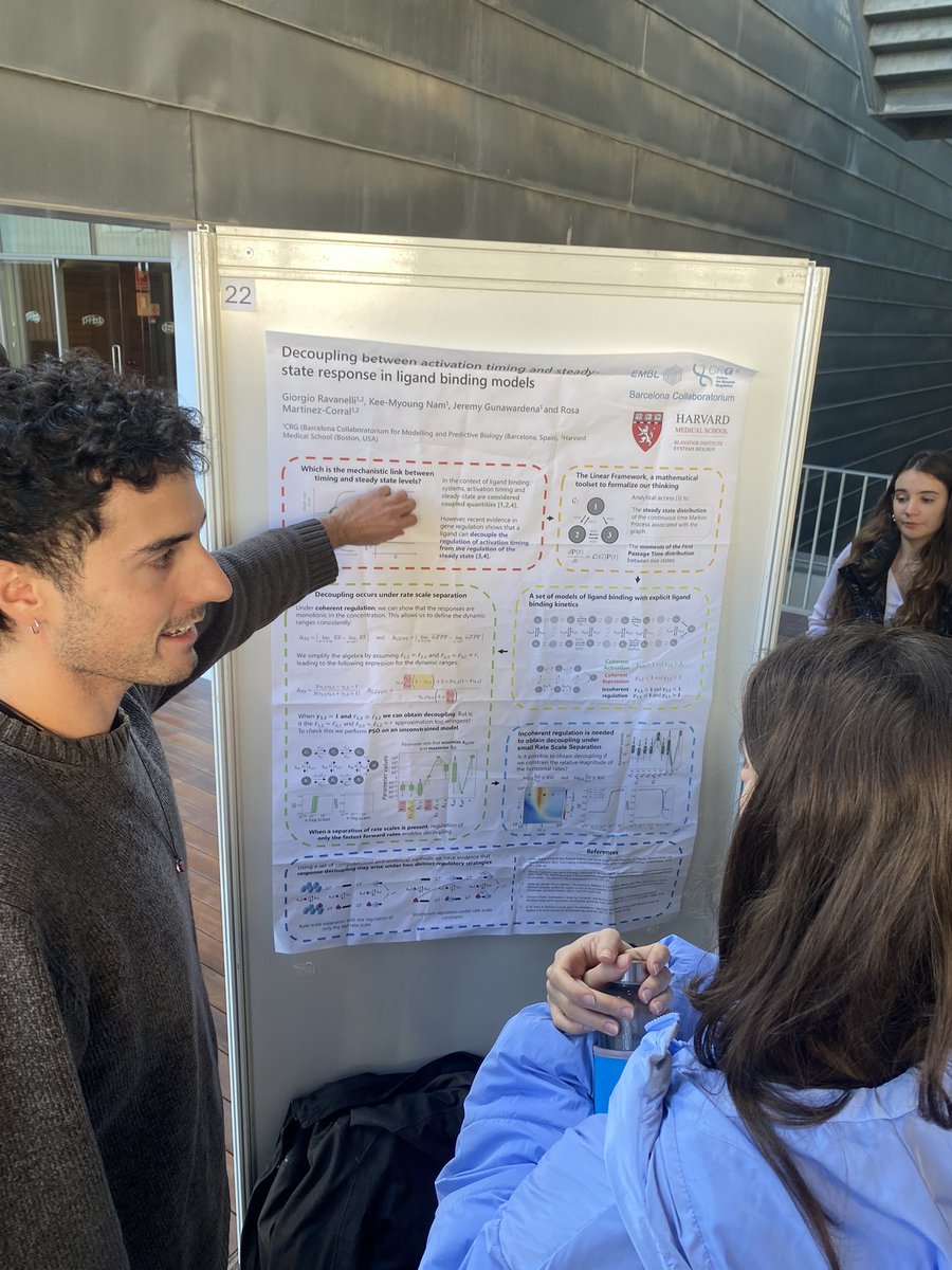 LasseMiddendorf's tweet image. Highlighting the amazing research at the #CRGPhDSymp2024 Poster Session! Check out some snapshots from today’s sessions
