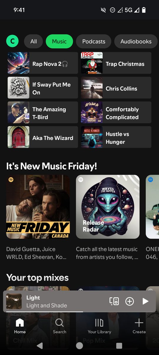 We got <a href="/Waves_therapper/">Waves the Rapper</a> on release radar this week!!!