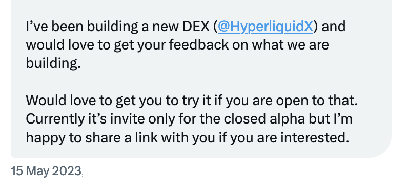 gg <a href="/chameleon_jeff/">jeff.hl</a> , @KingJulianIAm  and the rest of the hyperliquid team on the flawless tge.

the mob of sidelinooors waiting for the smallest error to occur during tge so they could launch their pitchforks can go back home.   

note to self: read your DMs