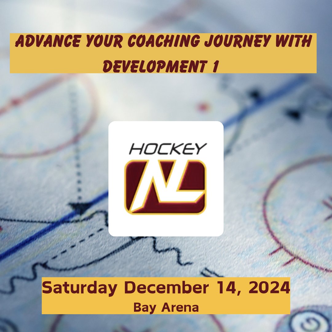 📢 Development 1 Clinic – Registration Now Open! 📢

Are you ready to advance your coaching credentials? Hockey NL is offering the Development 1 Clinic this December at the Bay Arena in Bay Roberts. 

For more information or to register visit our website hockeynl.ca/development-1-…