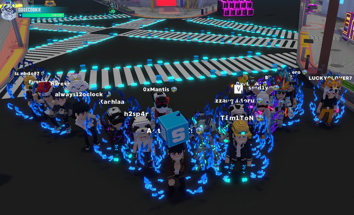 #as4_kr_meetup #TheSandboxKr #Sololeveling
오랜만에 재미있게 놀다 갑니다. 다음에는 더 많은 사람들이  접속가능한 환경으로 개선 되었으면 좋겠습니다.
샌드박스의 희망이 보입니다. 쌘맨님 고생 많으셨습니다.
<a href="/thessaenman/">쌘맨_SandboxHero</a> <a href="/Cindy_Sandbox/">Cindy Lee</a> <a href="/TheSandboxGame/">The Sandbox</a>