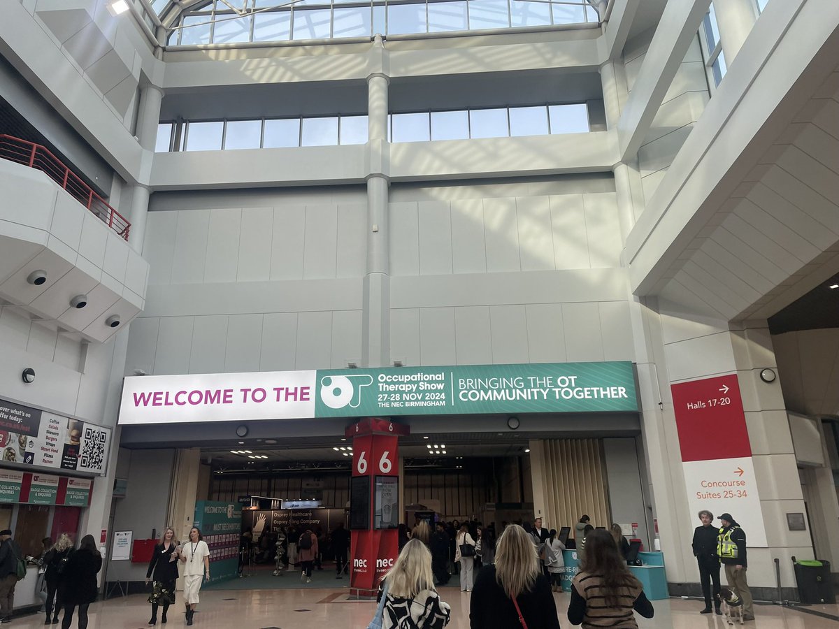 I have thoroughly enjoyed going to the #OTshow I’ve learnt about so many new features 😁