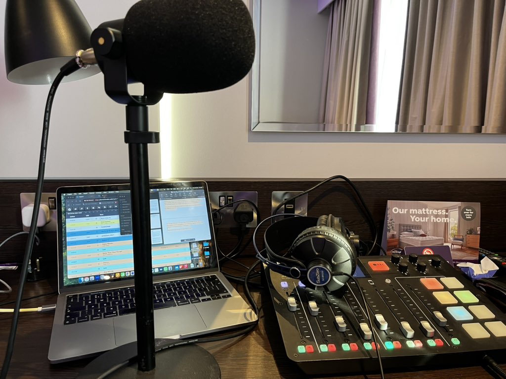 Tom Elliott (@tomelliott_uk) on Twitter photo Few days on the road, but a <a href="/Konnectradio/">Konnect Radio</a> show to deliver for tomorrow lunchtime.
The solution. Bring the studio with me. 🙂 Few days on the road, but a <a href="/Konnectradio/">Konnect Radio</a> show to deliver for tomorrow lunchtime.
The solution. Bring the studio with me. 🙂