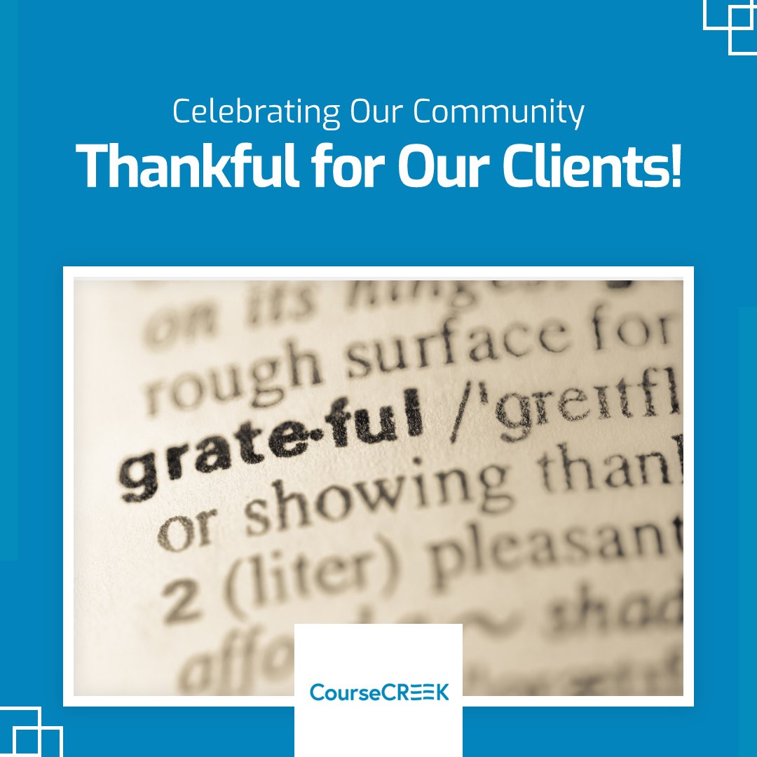 CourseCREEK (@course_creek) on Twitter photo We are thankful for the opportunity we've had to collaborate with hundreds of course creators over the last few years. 🙏
coursecreek.com/testimonials We are thankful for the opportunity we've had to collaborate with hundreds of course creators over the last few years. 🙏
coursecreek.com/testimonials