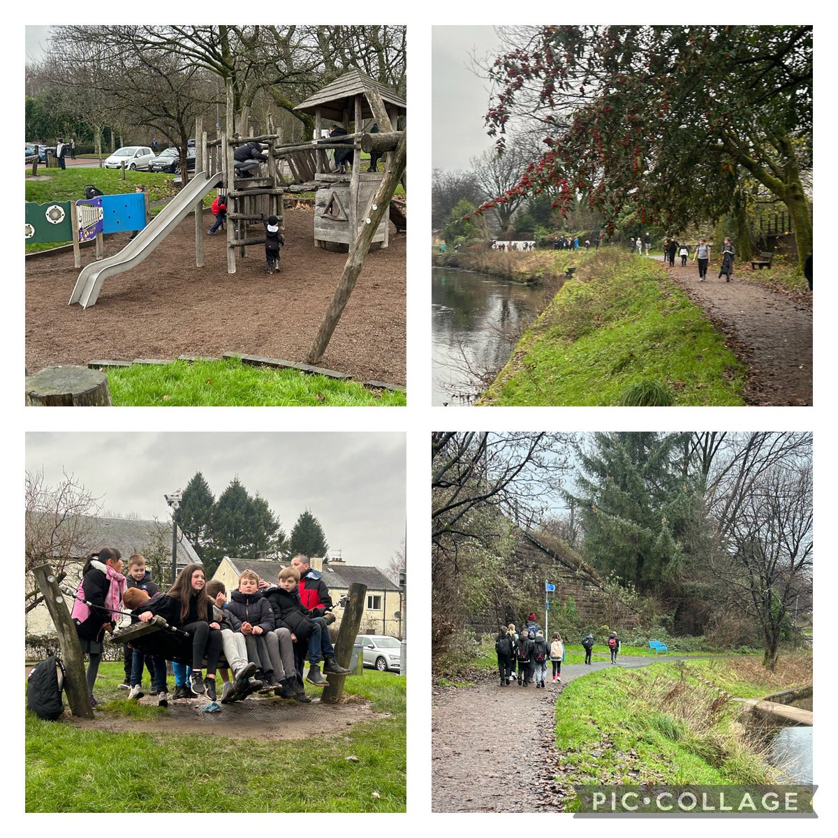 P6/7 and P7 enjoyed a sponsored walk to Balloch today. P7 have been raising money which will go towards their P7 activities later in the year. They throughly enjoyed, being out in nature, spending their money in Balloch and having a play in the park as their treat!