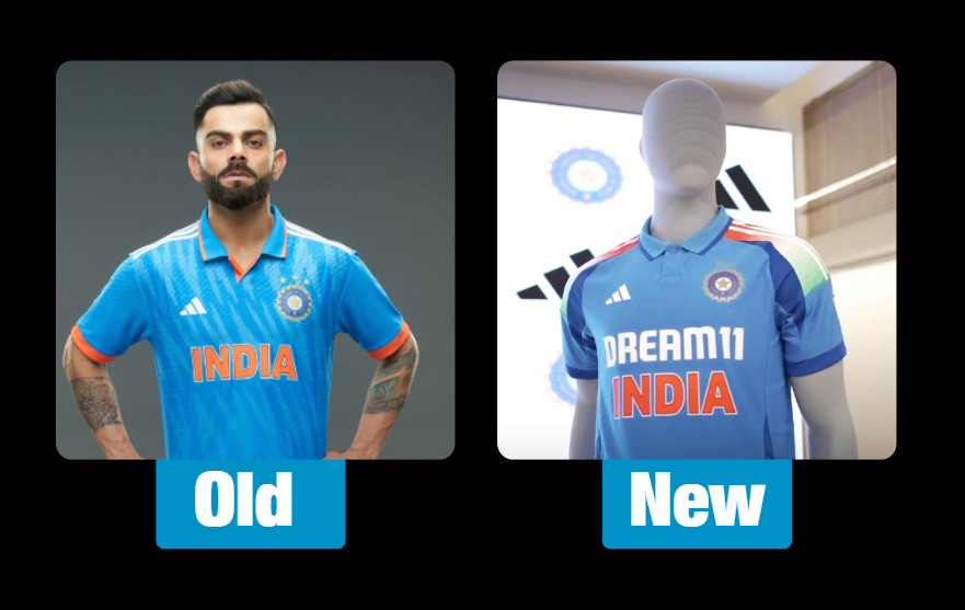 DeccanChronicle's tweet photo. India's new ODI jersey features a tri-colour gradient on the shoulders, replacing the previous white three stripes 

The bold design adds a patriotic touch while retaining a modern look

BCCI secretary Jay Shah and women's team captain Harmanpreet Kaur unveiled the jersey today 
#India #ODIjersey #BCCI #Cricket