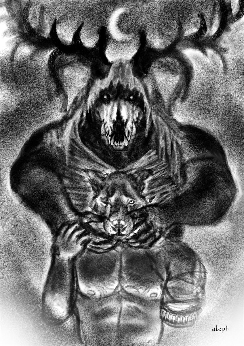 alephdraws's tweet photo. I can finally repost this in the right context, following the other  charcoal style sketches in the intended story order. I'm glad this  turned out one of the most fleshed out of the sketches... and that it  also enabled me to express my more aggressive side https://t.co/hSSFrq6tFv