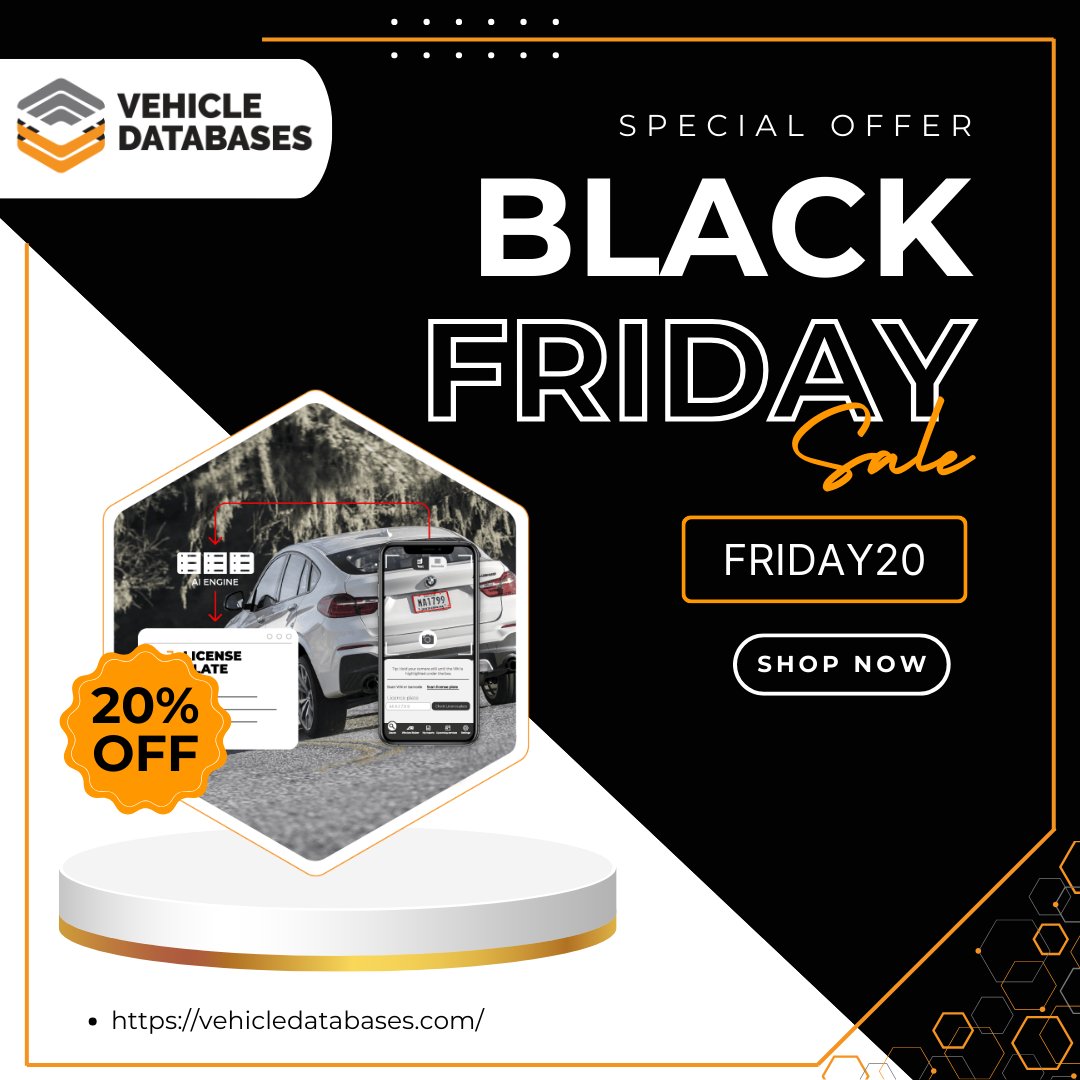 VDatabases's tweet image. 🚨 Attention Automotive Businesses & Developers! 🚨
This Black Friday, we’re rolling out our BIGGEST DEAL of the year at Vehicle Databases—and you don’t want to miss it! 💻🚘
#BlackFriday #VehicleAPI #VINDecoder #TechSolutions #BlackFridaySale #VINCheckAPI #AutomotiveBusiness