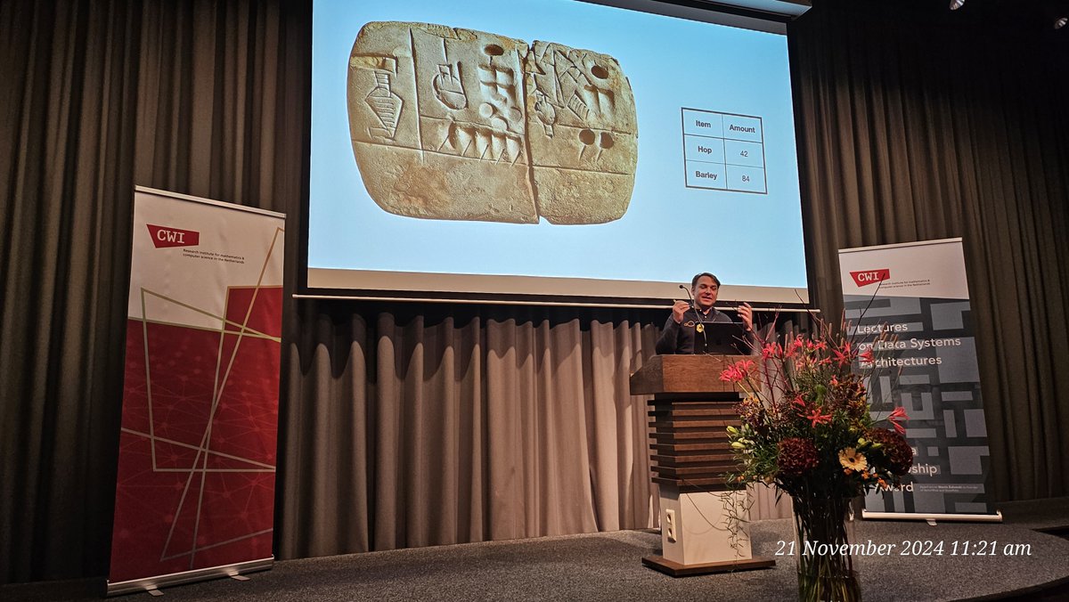 peterabcz's tweet image. Some pictures of the CWI lectures on database architecture, more here: cwida.github.io/dbdbd2024/dijk…

🙏 to  @marcinzukowski 
+
@andy_pavlo @MadelonHulsebos Hannes Muehleisen, Viktor Leis and Allison Lee for their contributions, but also to all who made this a great event and attended!