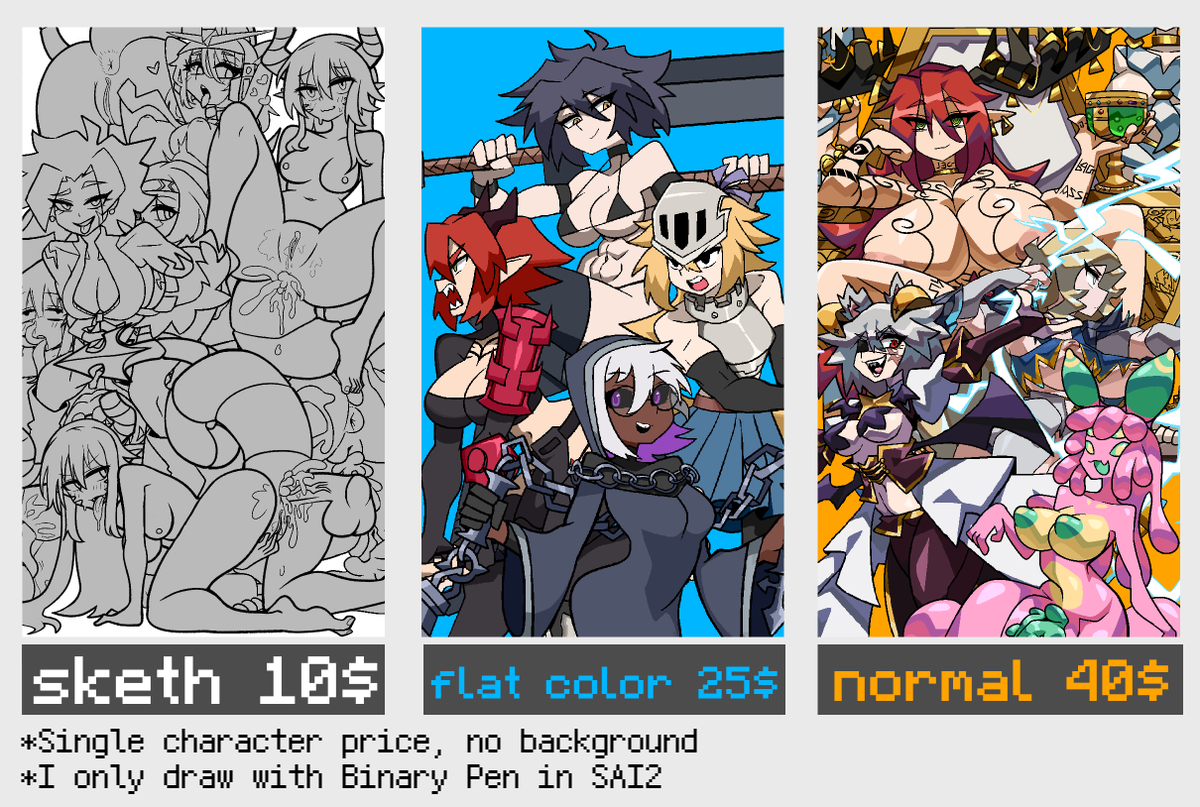 tumotumo0707's tweet photo. I'm so poor🥲
Commission open now! Please DM me for more info! (paypal/kofi) https://t.co/4dB21pz2fY