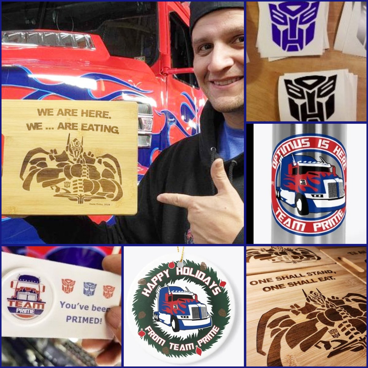 Optimus_Is_Here's tweet image. Lots of ways to support Team Prime this holiday, while also helping a small family business to keep our mission with Prime alive! 🙏🫡💙👉 optimusishere.com/holidays

#optimusishere #teamprime #holidays #smallbusiness