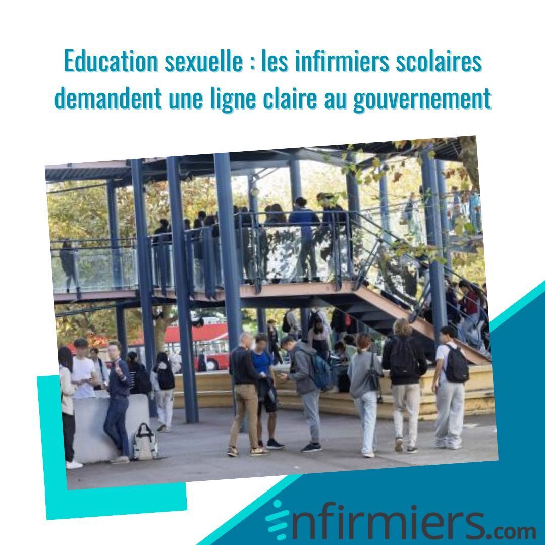Education sexuelle : les infirmiers scolaires demandent une ligne claire au gouvernement ➡️ buff.ly/3OwlcMF