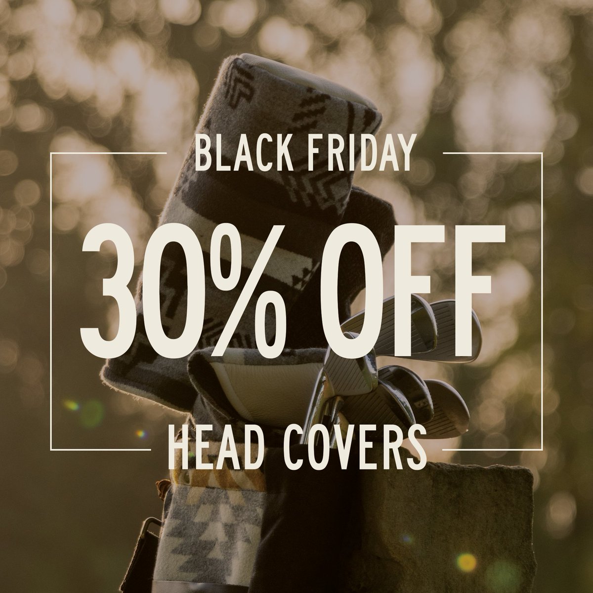 Seamus Black Friday is here!
Enjoy 30% Off ALL Head Covers, today through Monday.

Happy Shopping: seamusgolf.com