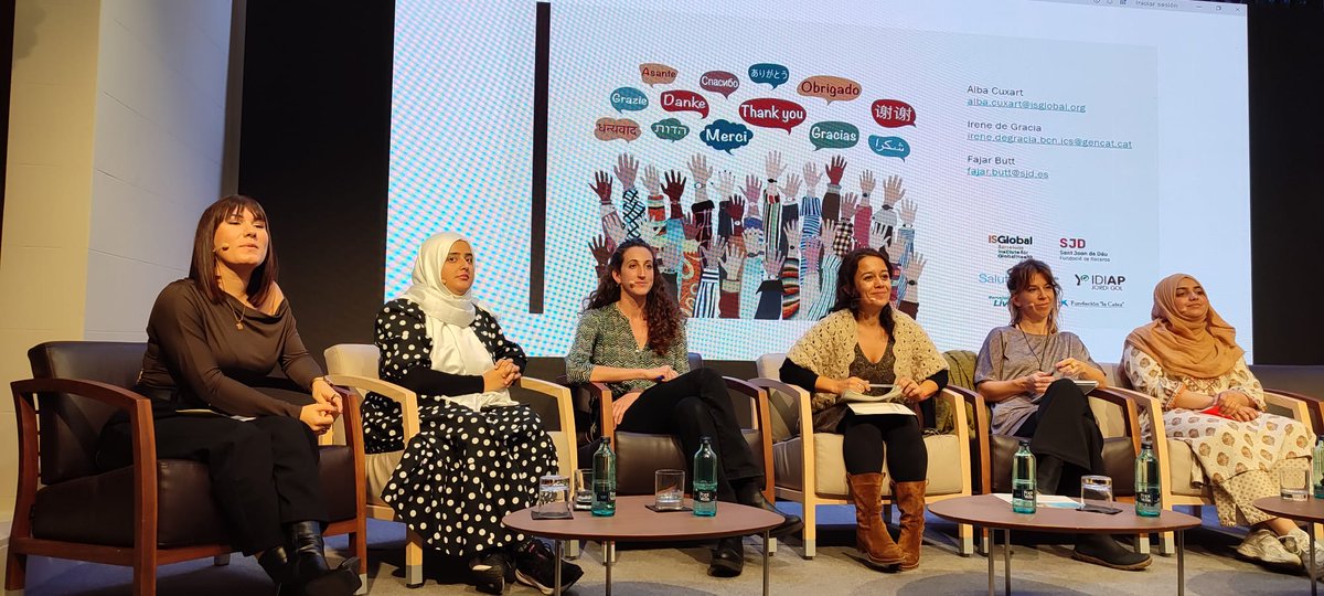 <a href="/ISGLOBALorg/">ISGlobal</a> <a href="/Mjpardo5/">MªJose Pardo</a> <a href="/marvic1325/">Victoria Feijóo</a> 🧕 A la jornada s'ha exposat un projecte d'autocura entre dones migrades, liderat per <a href="/ISGLOBALorg/">ISGlobal</a> i amb participació de les referents de benestar emocional comunitari (RBEC) de #CAPCascAntic, #CAPDrassanes i #CAPLluísSayé
Es pot consultar a Mental Health:
sciencedirect.com/science/articl…