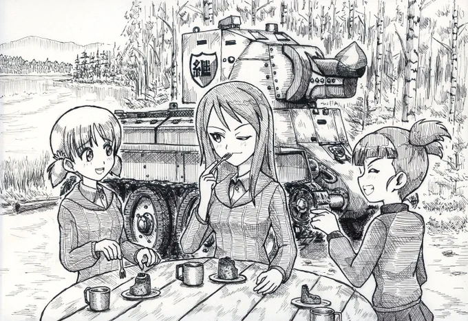 #ミカ生誕祭2024
#ミカ誕生祭
ミカ誕生日おめでとう🎉🎂🎉
今までの戦車セットでお祝いします 