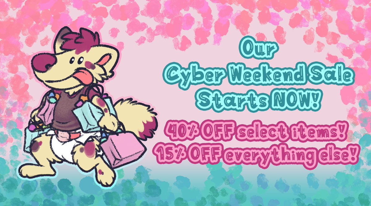 🛍 The <a href="/PoofyPins/">🐾 Poofy Pins 🐾</a> Cyber Weekend sale starts NOW! 🛍

40% OFF on a full third of our merchandise (shop your faves!)
15% OFF everything else – no exclusions!
(Discount is applied at checkout!)

⏳ Hurry – these deals won't last long! ⏳

poofypins.com