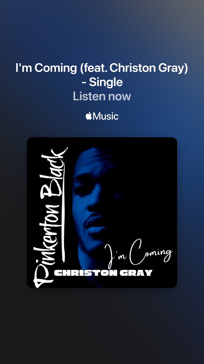 Now Playing on <a href="/AppleMusic/">Apple Music</a> music.lnk.to/RrmJph #ImComing