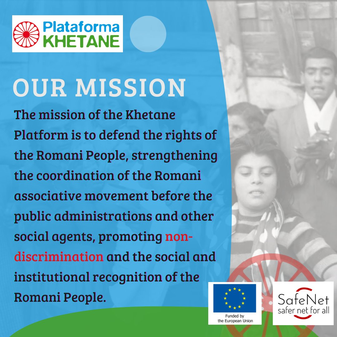 LGLLithuania's tweet photo. Meet #SafeNet project partners Plataforma Khetane, struggling is to enforce the rights of the Gypsy Community, promoting harmonious
coexistence and denouncing hate speech and Anti-Gypsyism in Spain. https://t.co/3Cg8v8IIGX