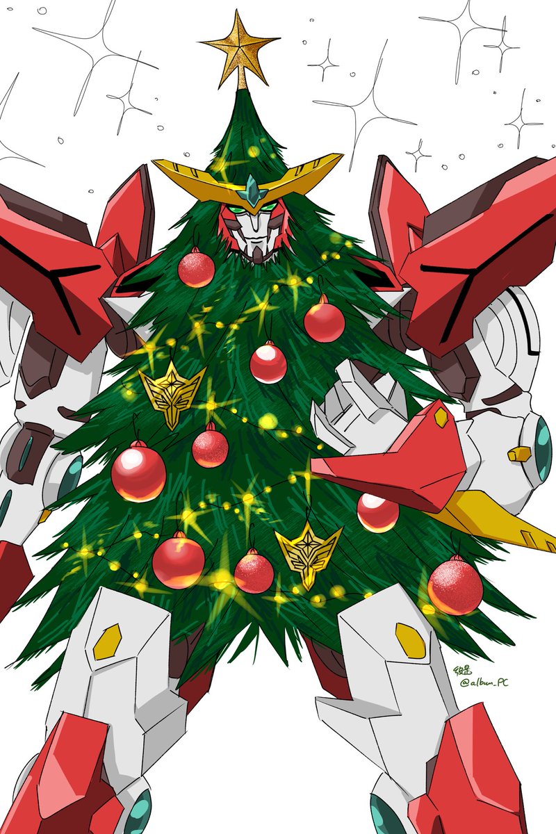 album_PC's tweet photo. ブレイバーンはクリスマスカラーだからクリスマスモチーフは何でも似合うはず https://t.co/rgLw4YH57F