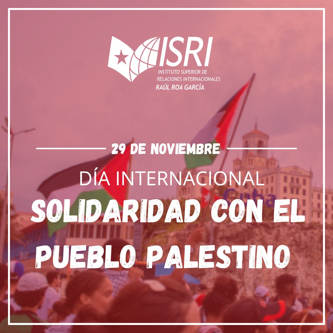 (...) Despojados de sus tierras, expulsados de su propia patria, dispersados por el mundo, perseguidos y asesinados, los heroicos palestinos constituyen un ejemplo impresionante de abnegación y patriotismo (...)
Fidel 🇨🇺

#FreePalestine #NacionesUnidas #IsraelTerroristState #Cuba