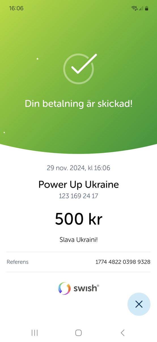 eperjon's tweet image. Black Friday, nu hjälps vi åt. Tack för ert viktiga arbete! @SwedishRescuers @PowerUpUkraine @BlagulaBilen
