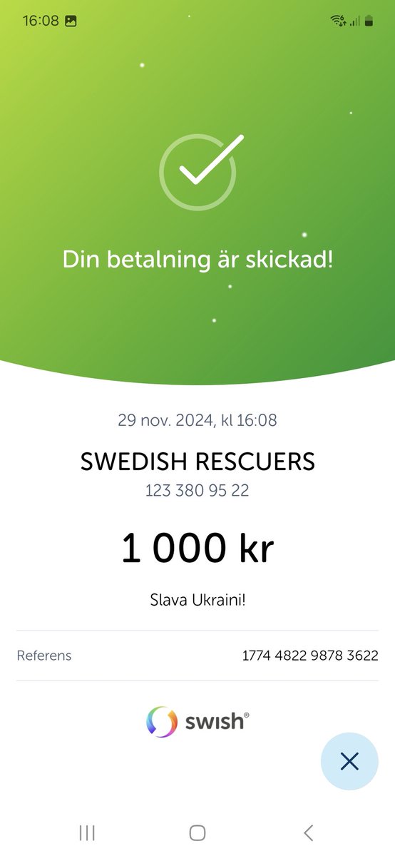 eperjon's tweet image. Black Friday, nu hjälps vi åt. Tack för ert viktiga arbete! @SwedishRescuers @PowerUpUkraine @BlagulaBilen