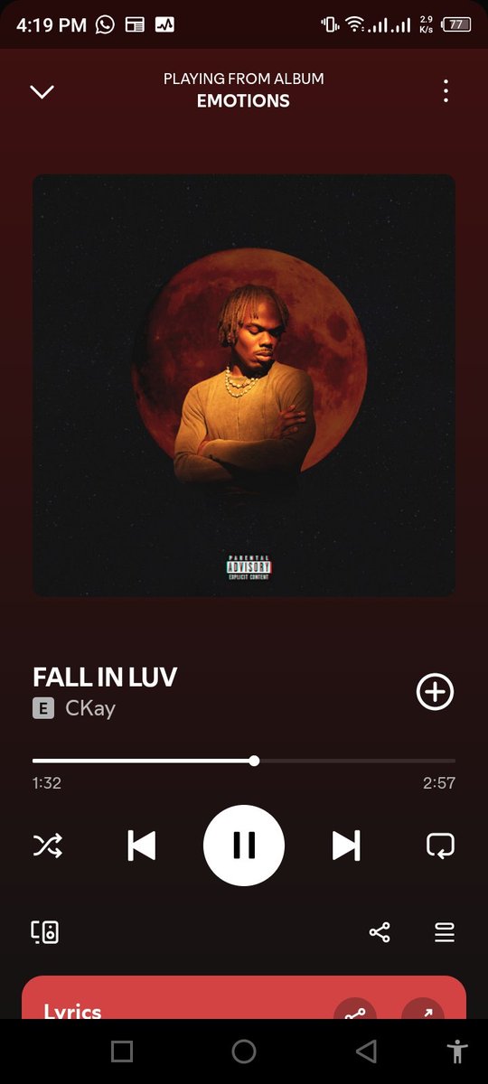 segzsticks's tweet photo. Omoh @ckay_yo is so underated 🥺, the arrangement of this particular song and the instrument they give me goosebumps 🤲🏿❤️
#emotions @ckay_yo #fallinluv https://t.co/LY5mhcW2vb