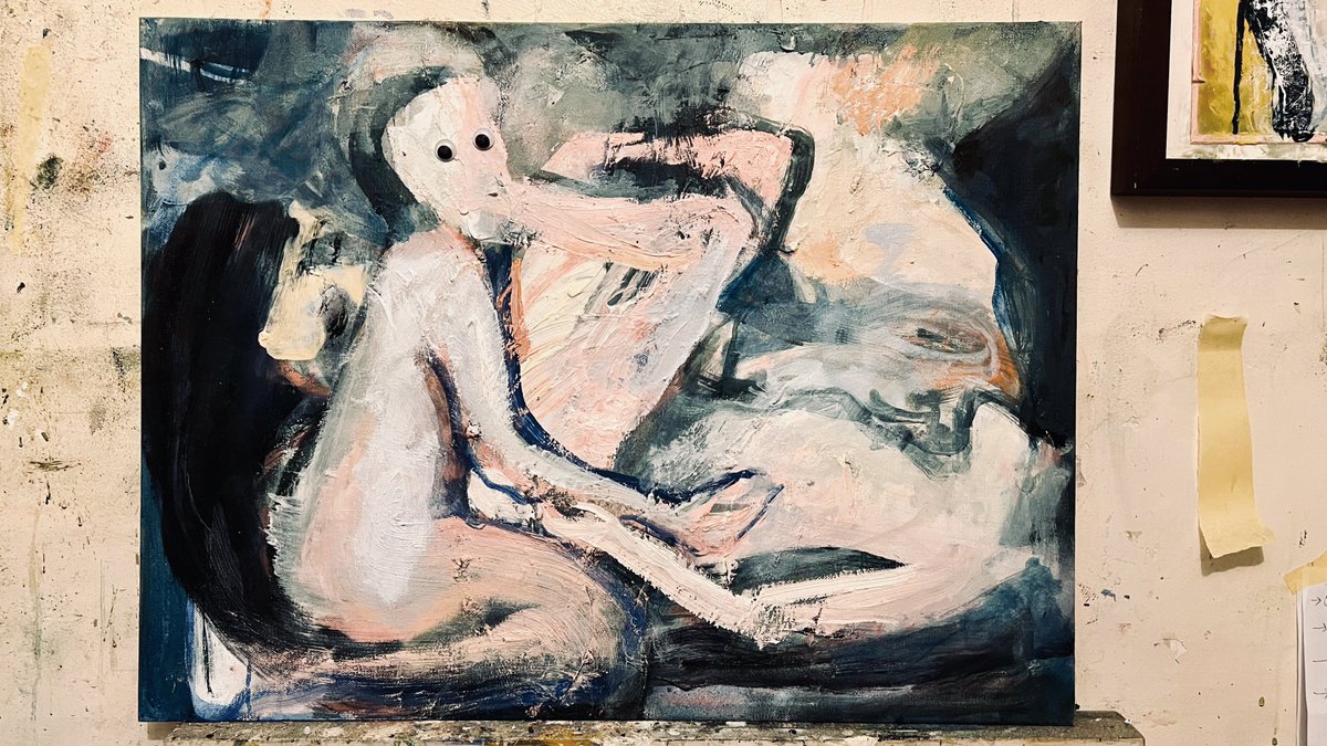 Stephen_if's tweet image. I have Coffee,  I have cigarettes  and I have paint… 

happy Friday ))