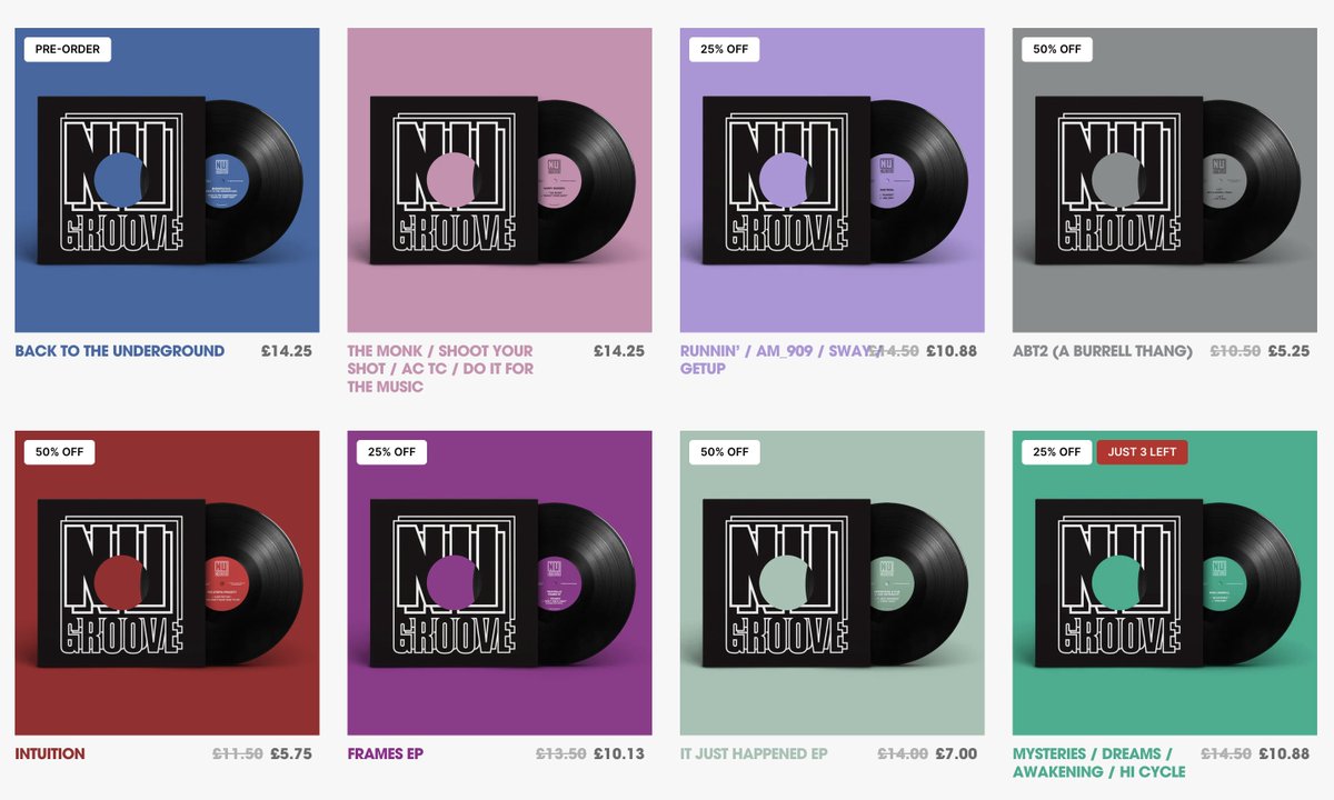 Nu Groove Records (@nugrooverecords) on Twitter photo Some nice discounts on vinyl for Black Friday 👀
Go have a look yourself ➡️ bit.ly/4g5j7TI Some nice discounts on vinyl for Black Friday 👀
Go have a look yourself ➡️ bit.ly/4g5j7TI