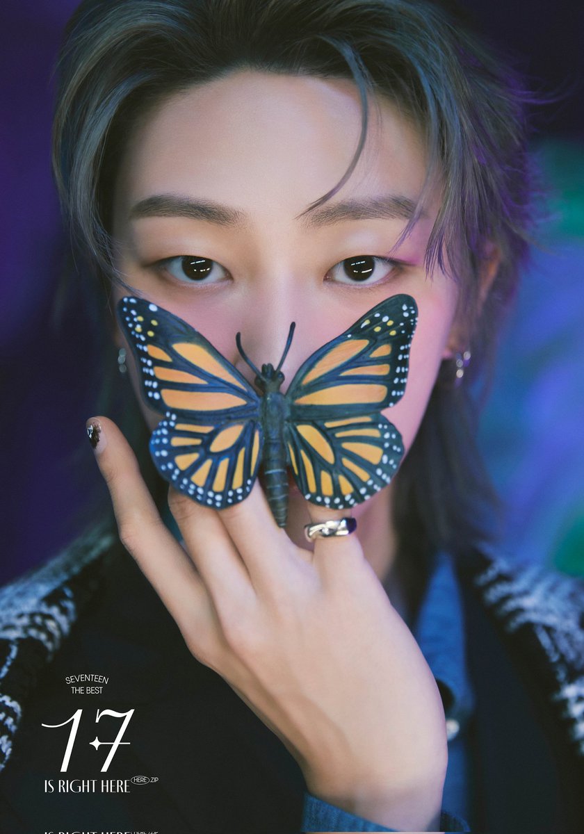 88taIes's tweet image. minghao with the butterfly confetti?????