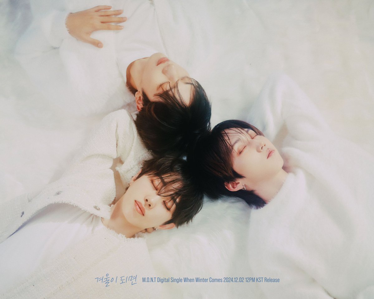 MontOfficial's tweet photo. [📸]

M.O.N.T Winter Digital Single 
‘겨울이 되면‘ (When Winter Comes)

Group Concept Photo

Release on 
2024.12.02 MON 12PM (KST)

#몬트 #MONT 
#나라찬 #Narachan 
#빛새온 #Bitsaeon
#로다 #RODA
#겨울이되면 #whenwintercomes https://t.co/LPzOTB589H