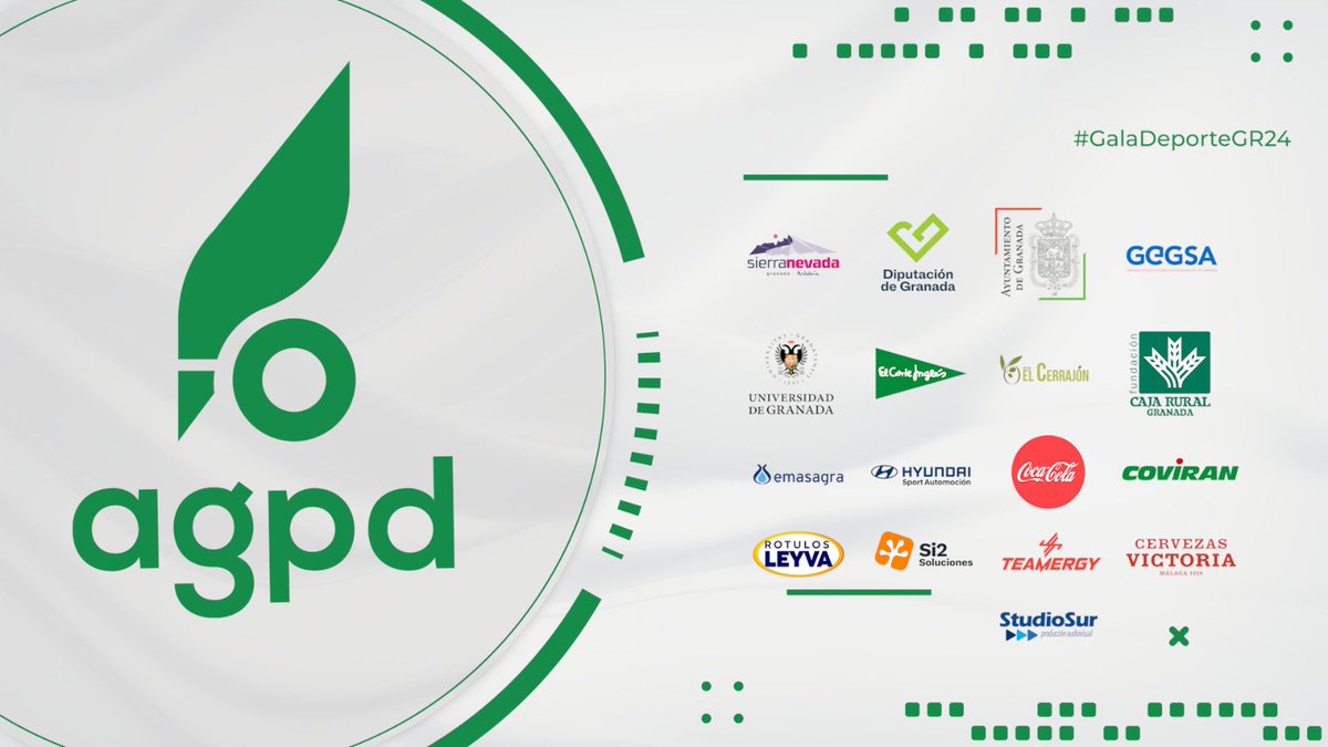 Estamos todavía de resaca emocional 🥲 -lógico, tras lo que fue la #GalaDeporteGR24-, pero lo cierto es que esto no hubiera sido posible sin nuestros patrocinadores. 🫶🏼 

Gracias a todos, como siempre, por ayudarnos a impulsar estos premios que aúnan deporte y periodismo. 🙌🏼🏆🗞️