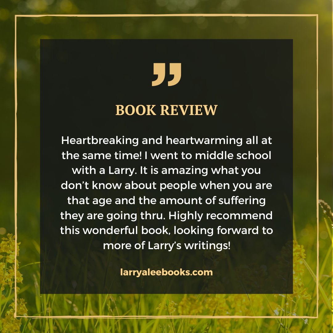 LarryALeeBooks's tweet photo. ✨ From struggle to strength. Larry A. Lee’s Out of the Field is a powerful memoir of resilience, love, and forgiveness. An inspiring read—grab your copy on Amazon now! 📚💡 ➡️ https://t.co/p15WkdQ7Ha #OutOfTheField #Memoir #OvercomingAdversity https://t.co/WshTg1MlBh