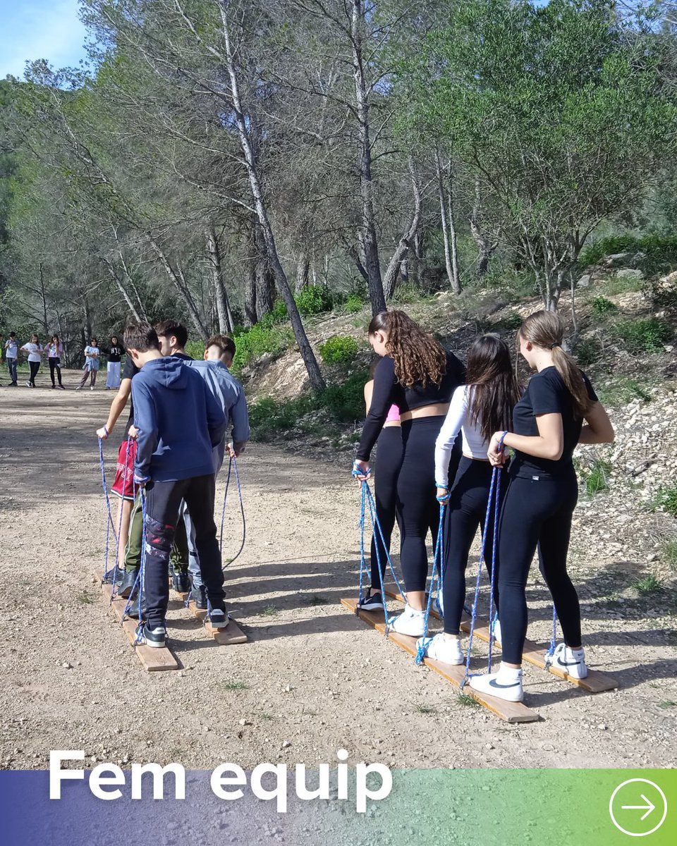 DescOberta_pro's tweet photo. 👥FEM EQUIP és una de les activitats que més ens engresca, ens ajuda a trencar el gel i crear vincles amb les companyes i els companys!

➕Els jocs de cooperació, les dinàmiques de cohesió i el treball en equip són la clau per tenir un bon ambient a l'aula. https://t.co/dx158QyQLJ