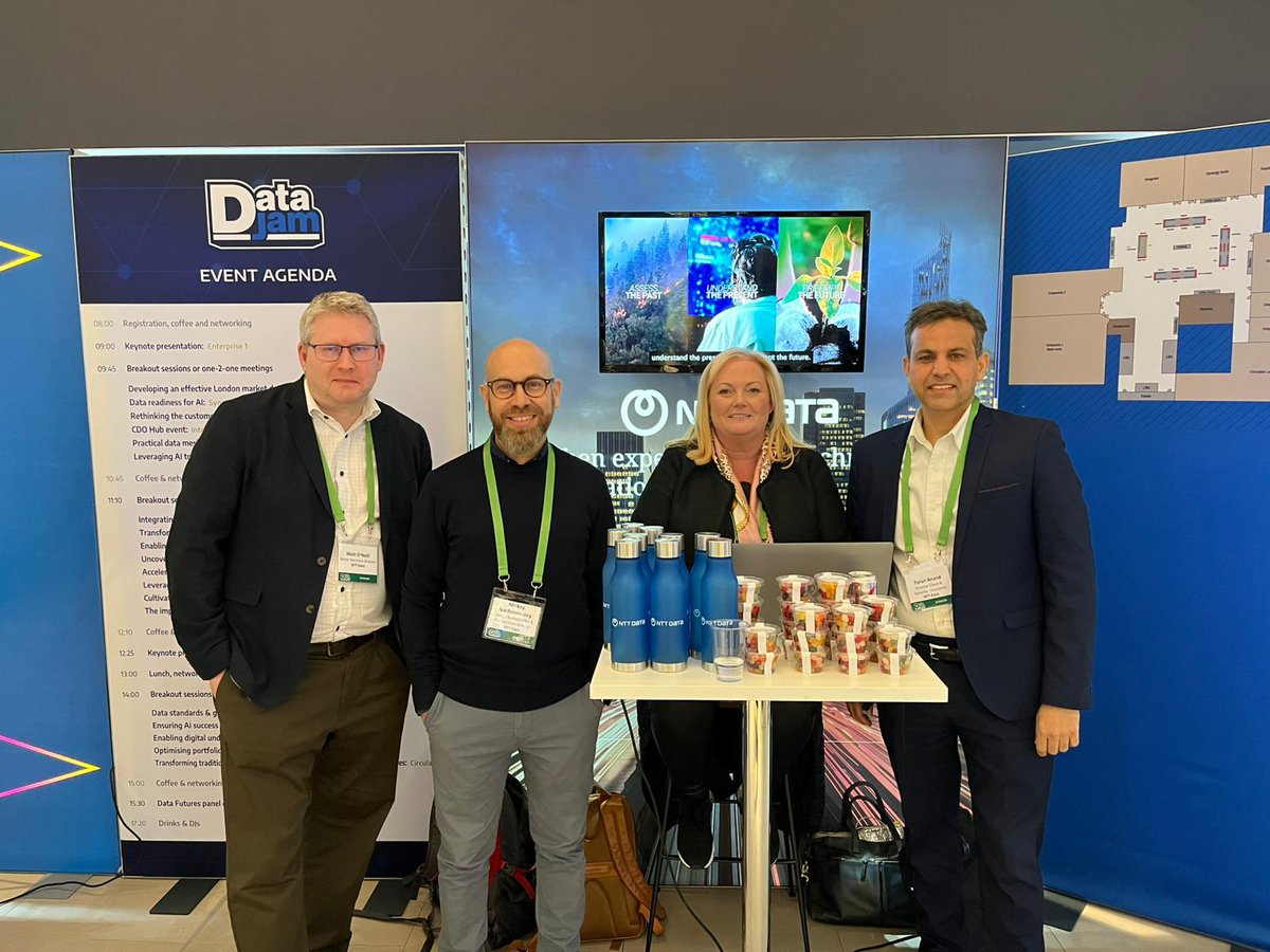 NTT_DATA_UK's tweet image. What an inspiring day at The Insurance Network’s Data Jam! The day was packed with insightful discussions on the transformative power of #AI and data in insurance. 

Want to speak further with one of our experts? Get in touch here: bit.ly/4idPtgT

#DataJam #Insurtech