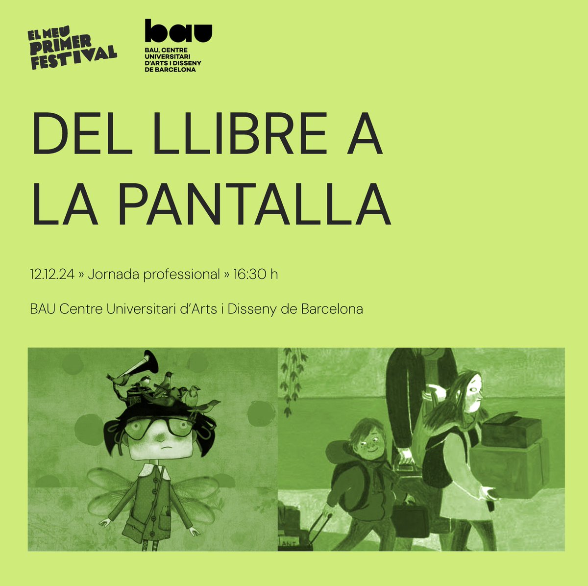 🚨 Atenció! 

📖 El proper 12 de desembre a les 16.30h celebrarem la JORNADA PROFESSIONAL: DEL LLIBRE A LA PANTALLA.  On explorarem el procés creatiu de les adaptacions d’històries infantils literàries al cinema. 

✏️ Veniu? 
docs.google.com/forms/d/e/1FAI…

#ElMeuPrimerFestival2024