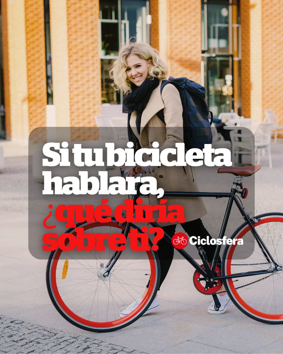 ciclosfera's tweet photo. Si tu bicicleta hablara, ¿qué diría sobre ti? 🤔💭
💬 ¡Las mejores respuestas aparecerán en Ciclosfera #50.
#ADebate #TimbrazosCiclosfera #Ciclosfera https://t.co/2XtXXnOaU5